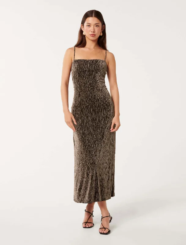 Women's Outfit Kendra Glitter Jersey Maxi Dress