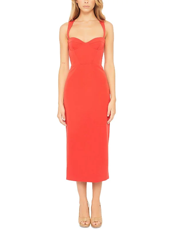 Flash Sales Today Kindred Womens Corset Seamed Midi Sheath Dress