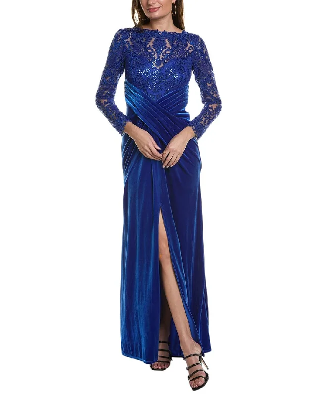 Affordable Women's Apparel Tadashi Shoji Velvet Gown