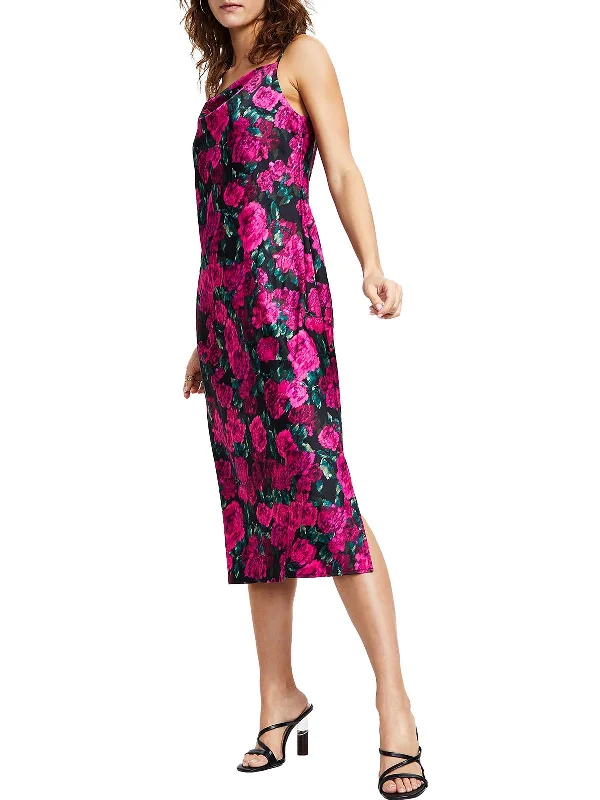 Affordable Women's Clothing Sale Online Womens Floral Midi Slip Dress