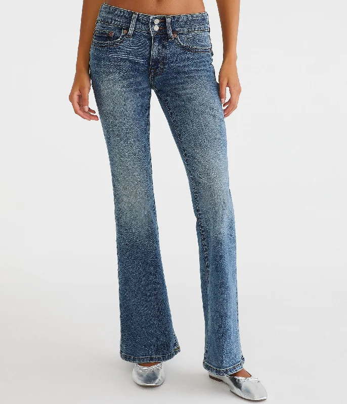 Early Bird Offer Aeropostale Flare Low-Rise Jean