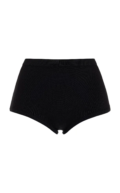 Sales For Clothes Aris Knit Short in Black Merino Wool