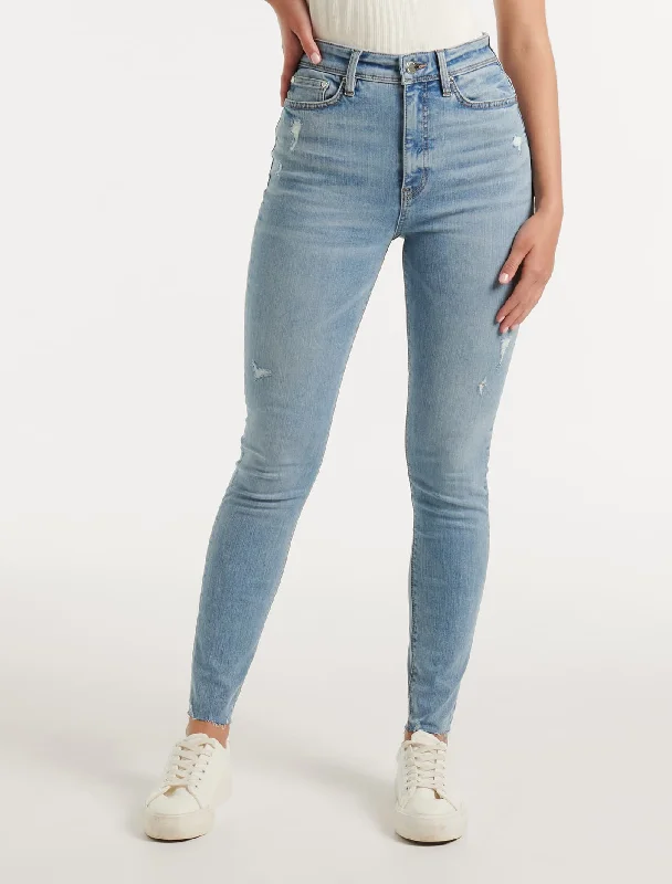 Comfortable Women's Clothes Ashley Mid-Rise Skinny Jeans