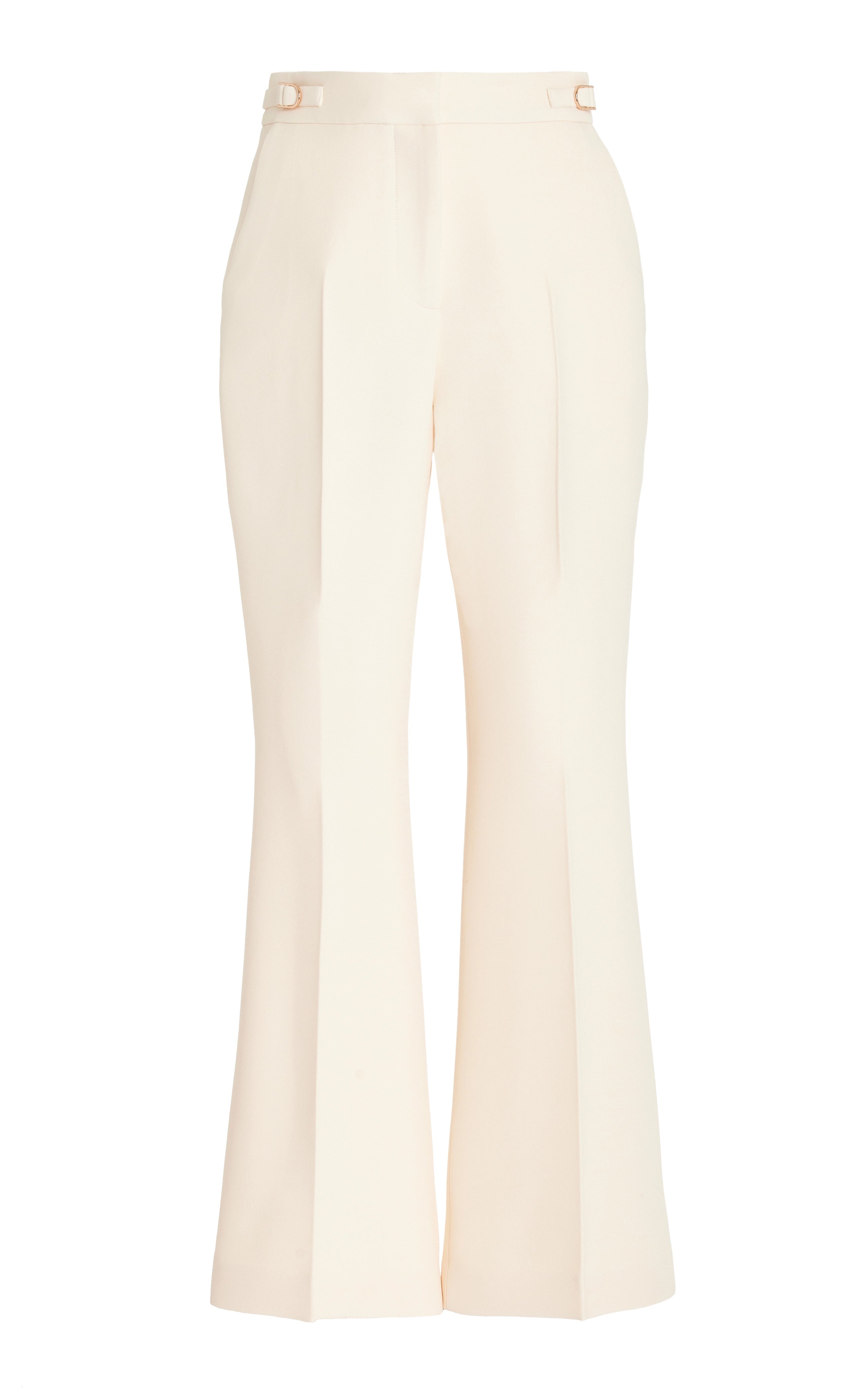 Women's Everyday Clothes Gabriel Pant in Ivory Wool Silk Cady