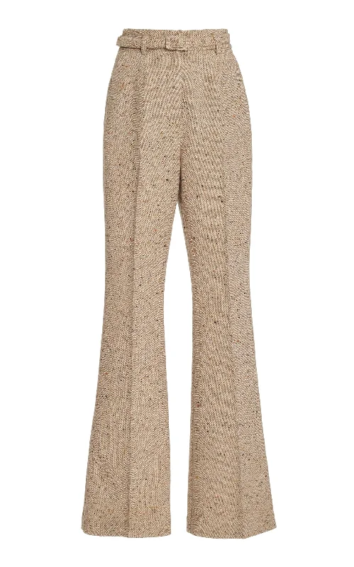 Vintage-Inspired Garments Josh Pant in Oatmeal Multi Cashmere Virgin Wool