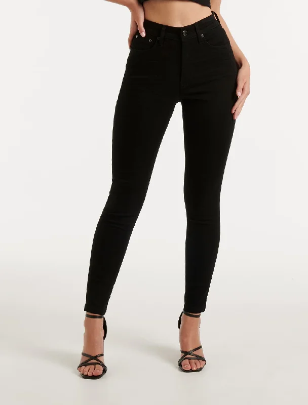 Women's Everyday Garments Nala Mid-Rise Skinny Jeans