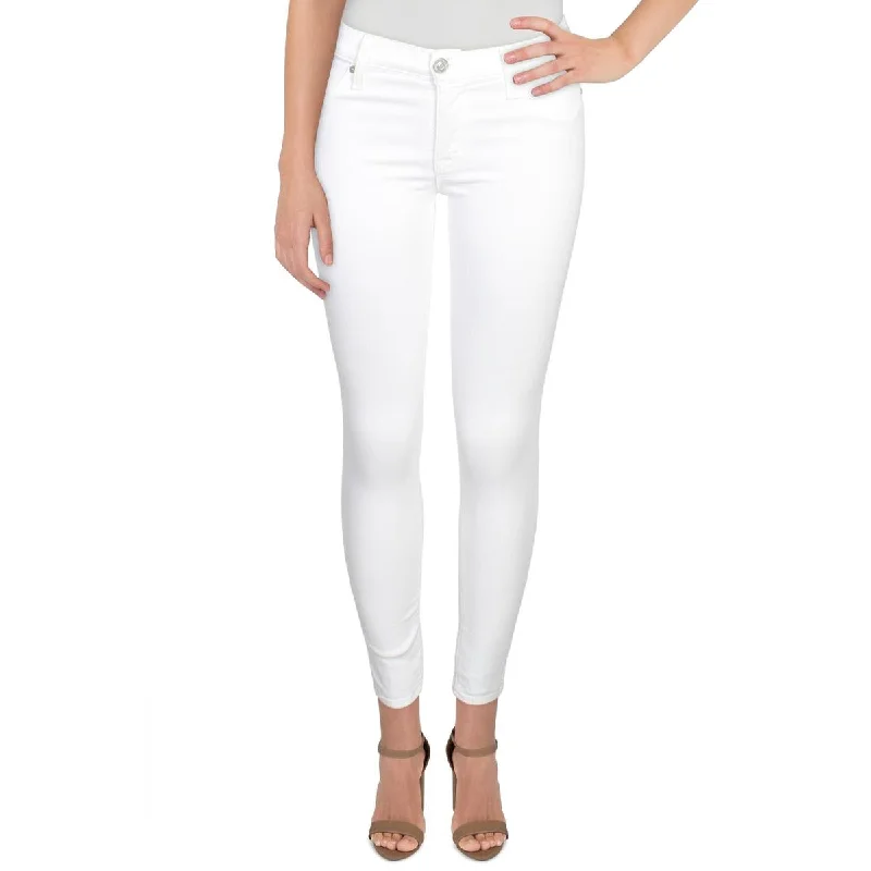 Women's Occasion Wear Apparel Natalie Womens Mid Rise Crop Skinny Jeans