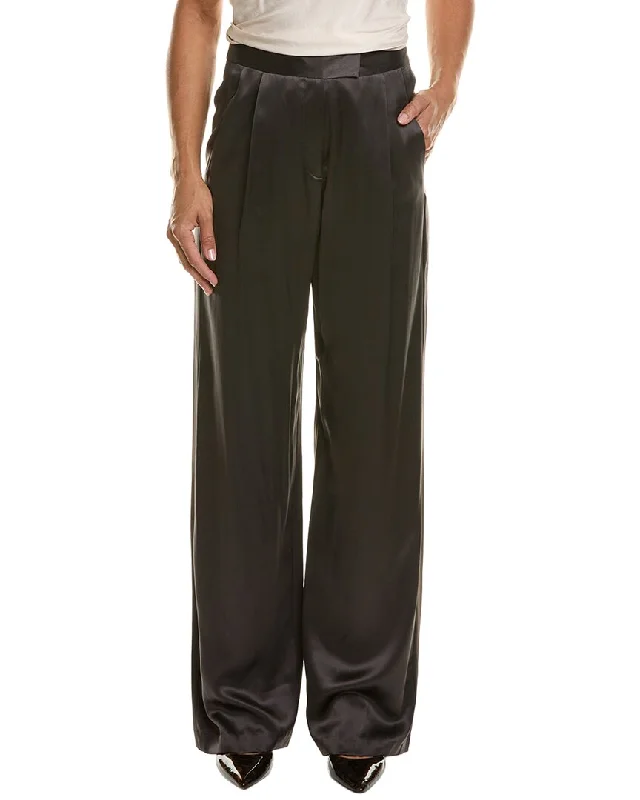 Women's Comfortable Lounge Attire THE SEI Silk Wide Leg Pant