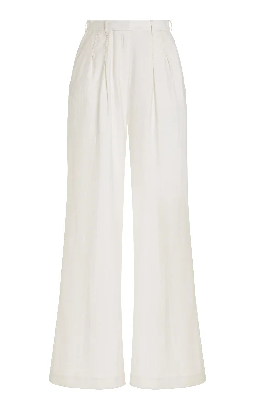 Women's Outdoor Activity Garments Vargas Pant in Ivory Lightweight Cashmere