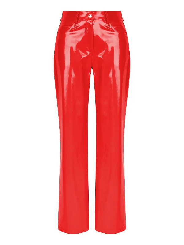 Women's Clothing And Garments Sets Wide Leg Pleather Pants