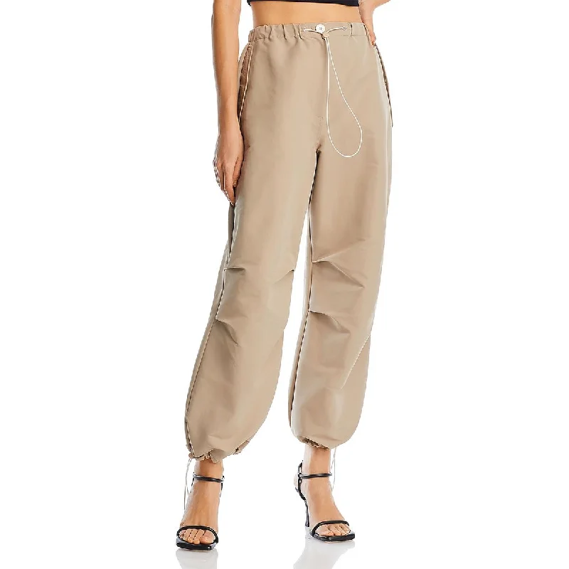 Trendy Women's Outfits for Casual Wear Womens High Rise Drawstring Cargo Pants