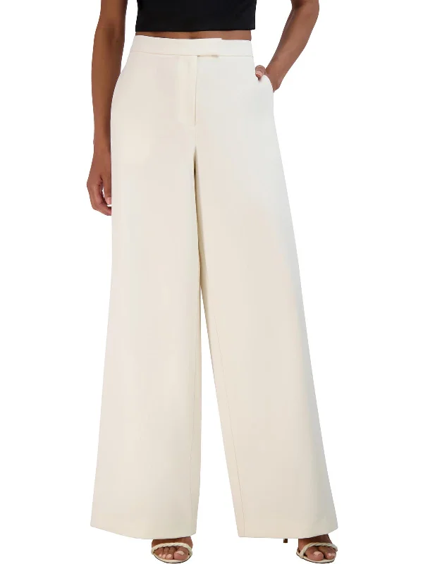 Best Online Clothing Boutiques Womens High Waist Pocket Wide Leg Pants