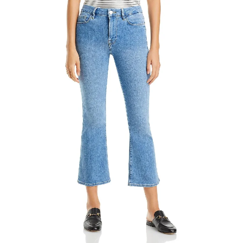 Women's Clothing Womens Mid-Rise Light Was Bootcut Jeans